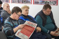 Приоритеты нашей команды по модернизации общественного транспорта обсудили с работниками Городского троллейбусного парка №1